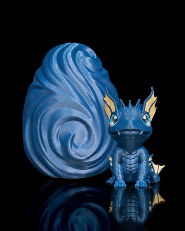 Water Dragon with Egg