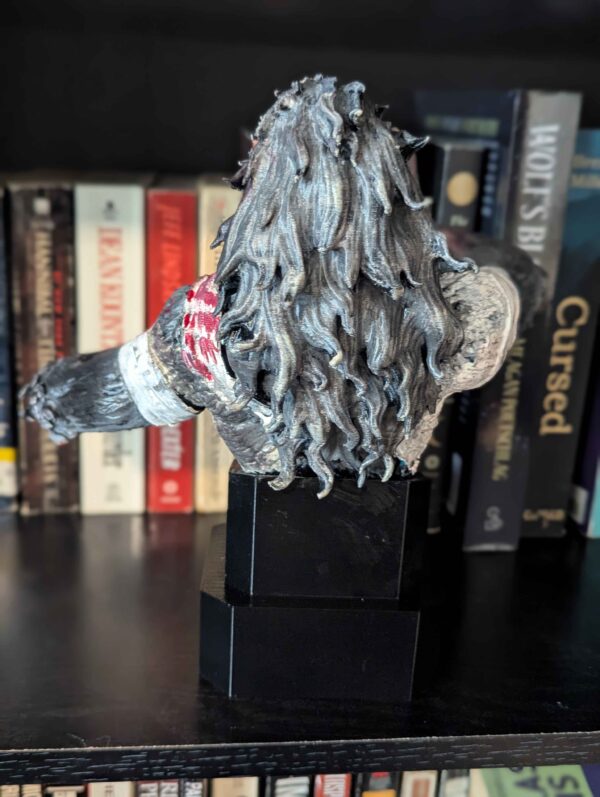 Werewolf Bust! Transformation of the Werewolf - Transforming Wolf Man Statue - Handpainted Wolfman Figure - Horror Art - Custom Horror Decor - Image 4